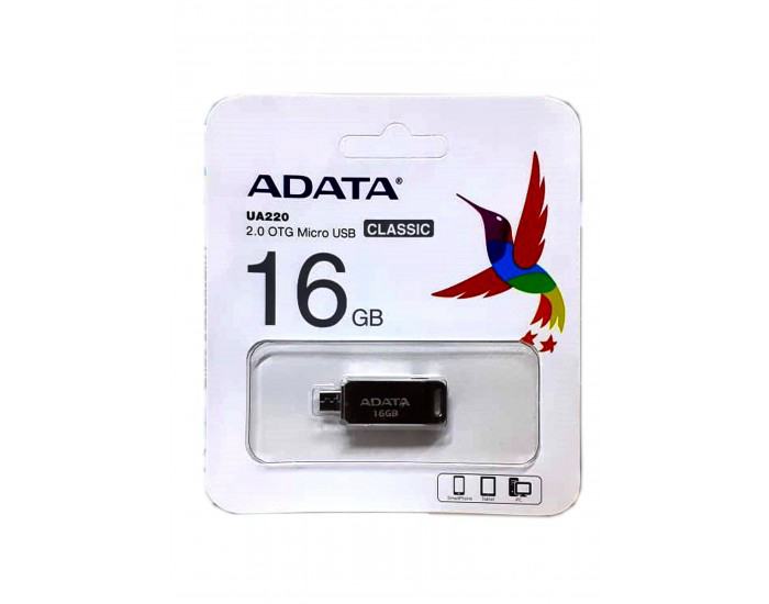 ADATA PENDRIVE 16GB 2.0 OTG (UA220)